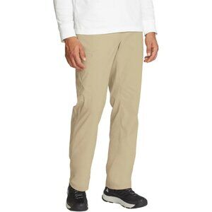 NEW Eddie Bauer Rainier Cargo Tech Pants Men's 32X30 Mens Tan